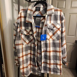 NWT Flannel Shacket